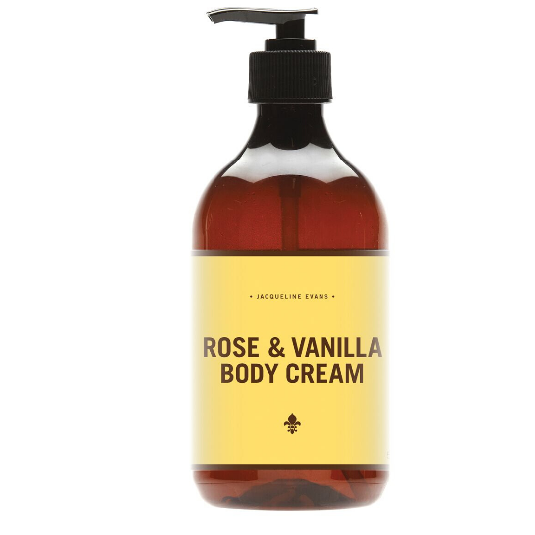 rose vanilla body cream jacqueline evans