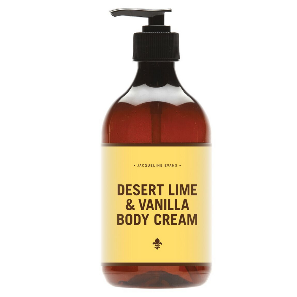 desert lime vanilla body cream jacqueline evans