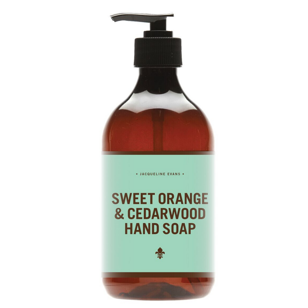 sweet orange cedarwood hand soap